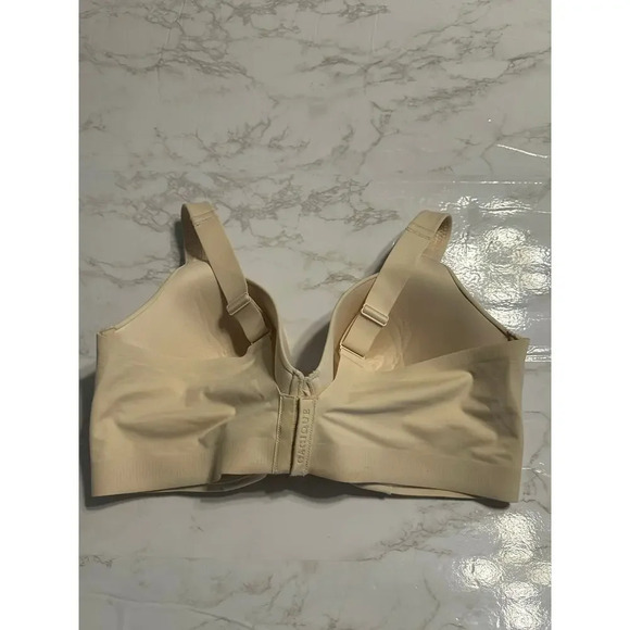 Cacique Lightly Lined Balconette Underwire Bra Size 42F Beige Neutral - Picture 2 of 5